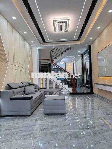 BÁN NHÀ 3 TẦNG HẺM NHỰA 6M THÔNG ĐƯỜNG LÊ THỊ RIÊNG PHƯỜNG THỚI AN