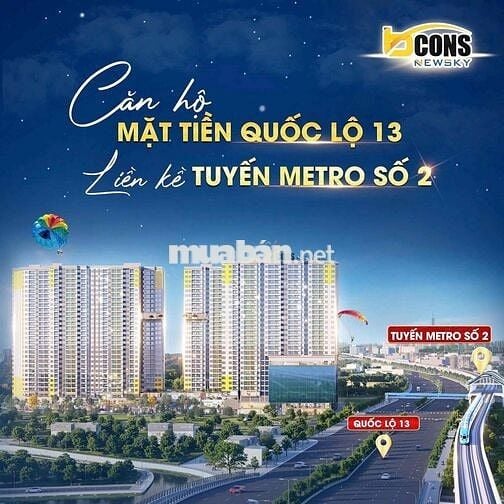 Bcons NewSky + Mặt tiền quốc lộ 13
