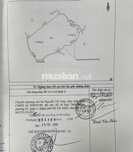 Ông anh cần bán gấp 16233m2 và nhà Yến Xuân Tây ,Cẩm Mỹ, Đồng Nai