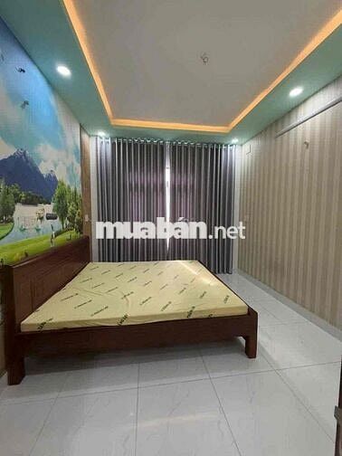 nhà cho thuê 4 tầng full Nội Thất, có 4pn 4wc hẻm 131 Hồ Văn Long