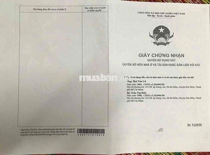 🌸 BÁN ĐẤT NỞ HẬU - HƯỚNG ĐÔNG NAM CỰC ĐẸP TẠI ẤP 2, XÃ THỦ THỪA - TÂY