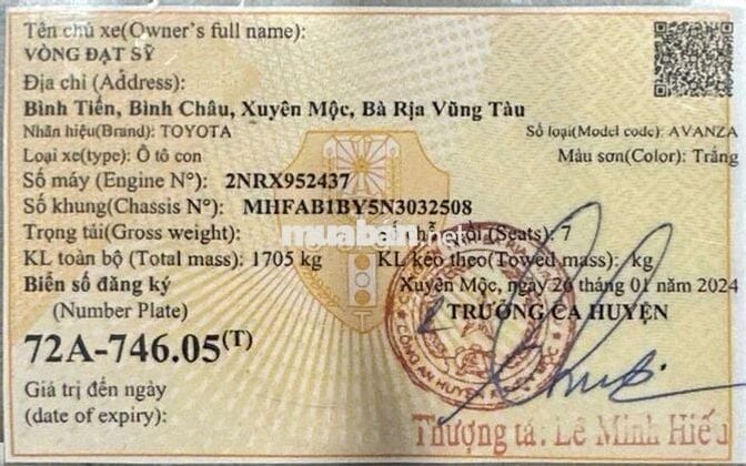 TOYOTA AVANZA PREMIO 2022 AT 63000KM BẢO HÀNH 1NAM