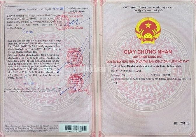 Bán nền đất góc 2 mặt tiền KDC Nam Hùng Vương Bình Tân – đường lớn