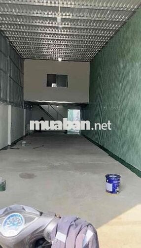 CHO THUÊ KHO XƯỞNG 5x25m-7TRIẸU-NỀN EPOXY GÁC LỬNG - ĐƯỜNG NHỰA THÔNG