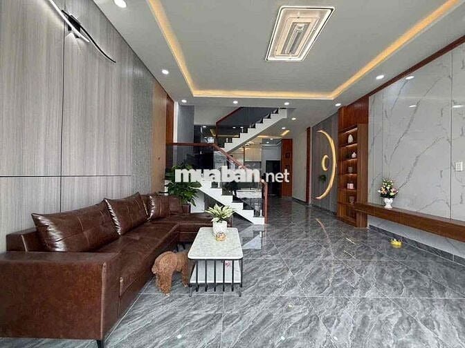 Nhà Phú Mỹ, Thủ Dầu Một. Tk 1 trệt 1 lầu, 3p.Ngủ, Full nội thất