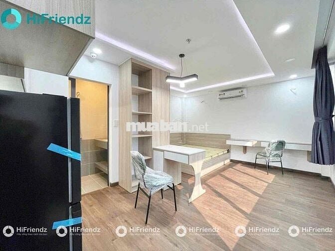 STUDIO CỬA SỔ SÁNG THOÁNG MÁT, SẴN NỘI THẤT NHƯ HÌNH