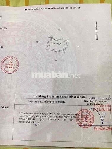 LÔ ĐẤT 400m2 sổ Hồng Riêng Phường Đông Hoà TPHCM