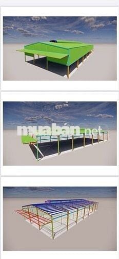 Kho xưởng bãi 1.700 m² kho xây dựng 1.100 m² có PCCC tự động,Điện 3pha