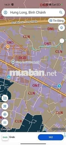 346M Đất ở Nông Thôn - Hưng Long-BC- 15x23-1.55Ty- Tặng Nhà C4