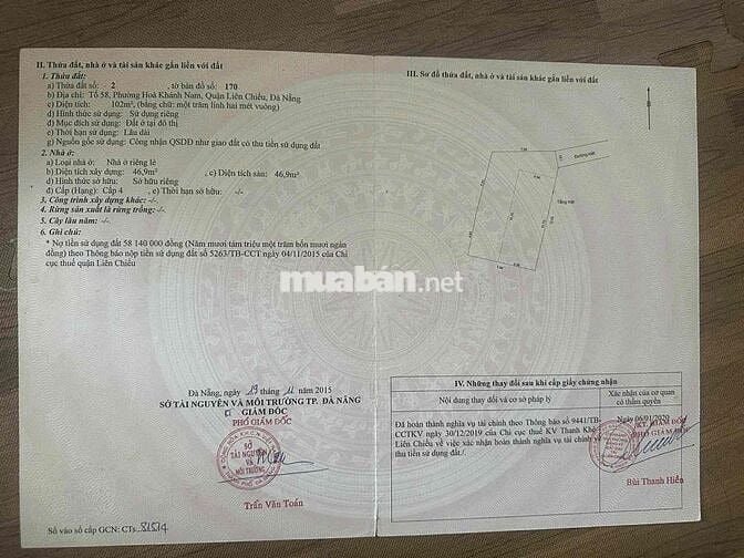 BÁN ĐẤT + 3 PHÒNG TRỌ TẠI TÔN ĐỨC THẮNG – GIÁ CHỈ 2 TỶ 590