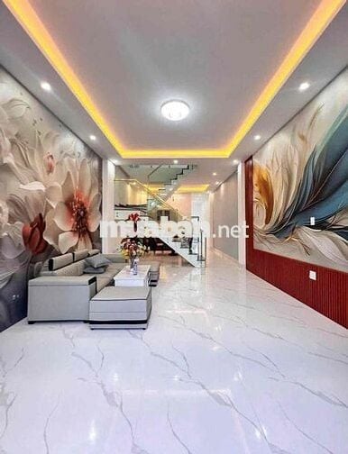 Bán gấp nhà 1 trệt 1 lầu giá 1tỷ5 ngay KCN Nam Tân Uyên 140m2