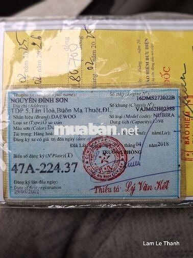 DAEWOO NUBIRA 2002 Đen