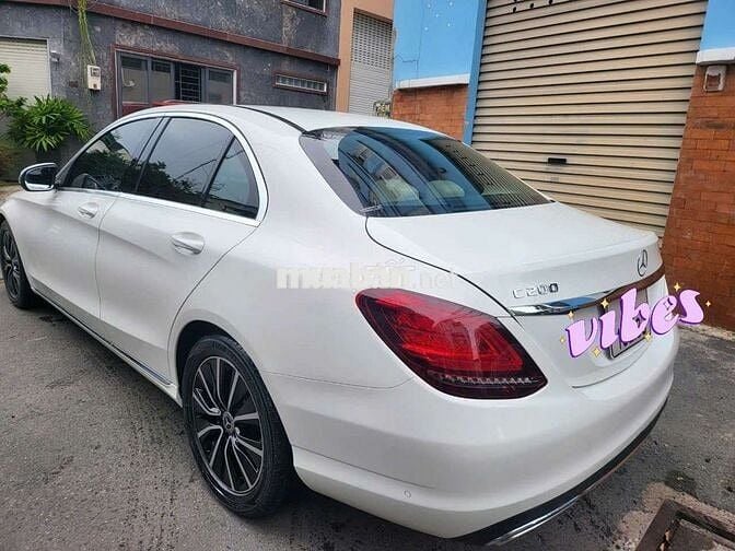 Mercedes-Benz C200 Xăng Điện Trắng