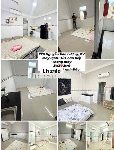 Studio Nguyễn Văn Lượng Máy lạnh+ tủ mới 3tr3-3tr5-3tr6