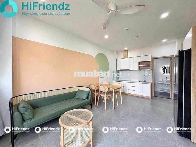 Cho Thuê Căn Hộ 1PN Mới 100% Full NT Sát Hutech - Ngay Hàng Xanh