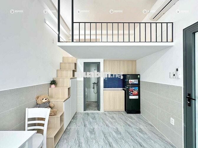 Duplex ban công, full nội thất ngay Kênh Tân Hoá, nhà mới gần VHU