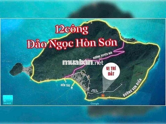 Bán 12 công taị đặc khu Hòn Sơn, kiên giang