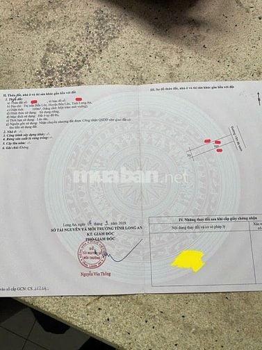 Cần bán gấp đất giáp KDC LONG PHÚ-KP3-XÃ BẾN LỨC