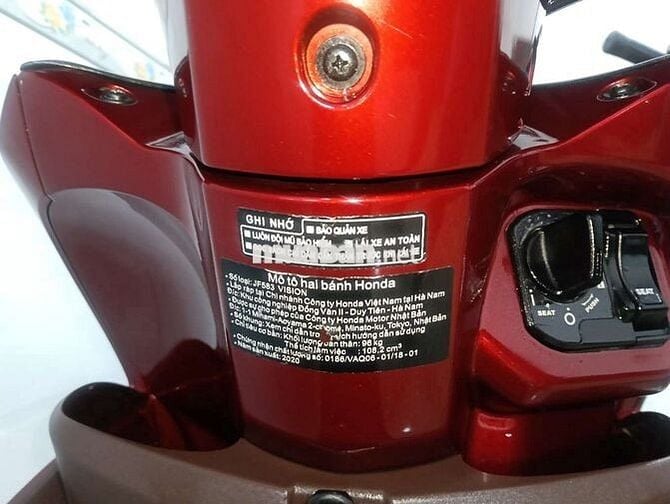 Vison mẫu cũ 2020,xe cọp, khóa ga, bs95