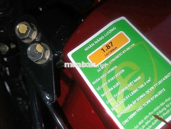 Vison mẫu cũ 2020,xe cọp, khóa ga, bs95