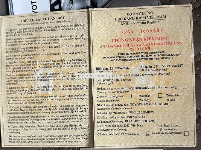 Toyota Avanza Premio 2025 - 193 km như mới đập hộp