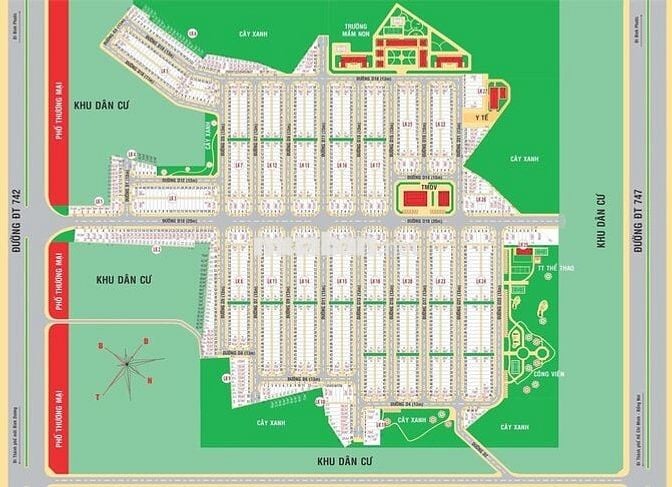 Cần bán lô đất đẹp 70m2 khu nhà ở Bình Mỹ 2 giá 1,12 tỷ