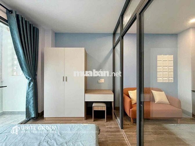 CHO THUÊ CĂN HỘ 1PN BAN CÔNG TẠI BÌNH THẠNH GẦN BÀ CHIỂU, GIÁP Q1