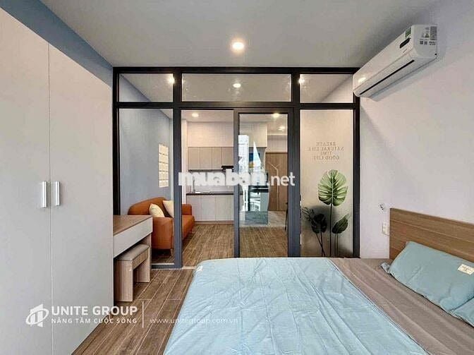 CHO THUÊ CĂN HỘ 1PN BAN CÔNG TẠI BÌNH THẠNH GẦN BÀ CHIỂU, GIÁP Q1