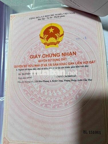 Dương Tự Quán đường xe tải thông Nhà Xinh Giá rẻ 2 tỷ 950 triệu Thương