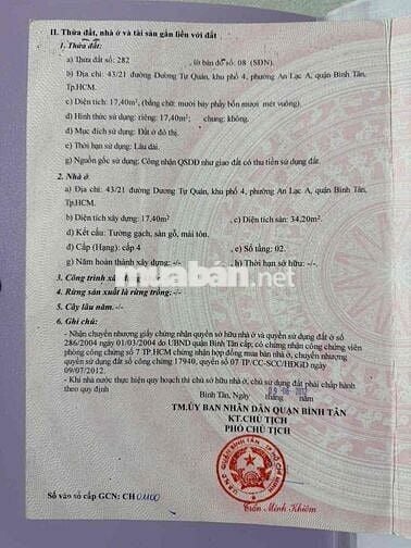 Dương Tự Quán đường xe tải thông Nhà Xinh Giá rẻ 2 tỷ 950 triệu Thương