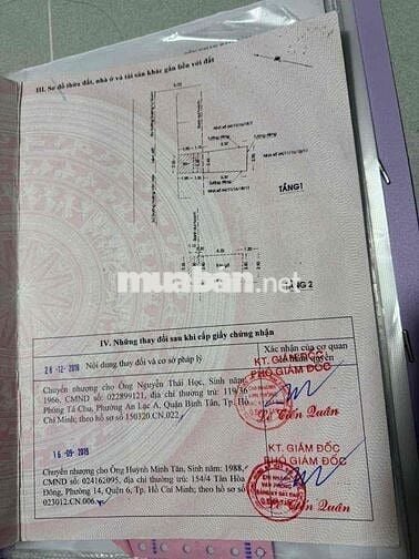 Dương Tự Quán đường xe tải thông Nhà Xinh Giá rẻ 2 tỷ 950 triệu Thương