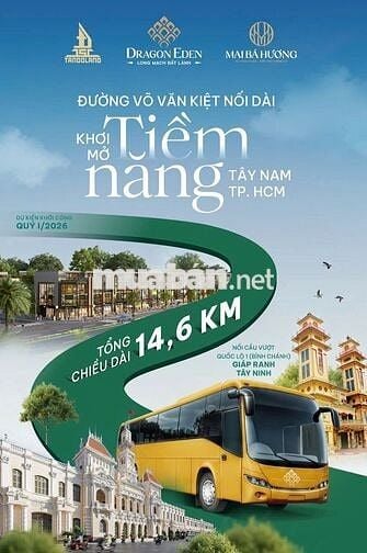 Đầu Tư Dragon Eden ôm trọn VĐ3-4, VVK nối dài, Hựu Thạnh Tân Bửu 102m