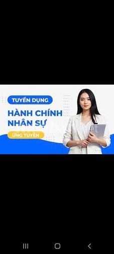 Cần tuyển nhân viên hành chính văn phòng 