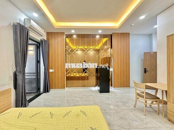 CHO THUÊ CHDV (PHÒNG TRỆT) 1PN+  TÁCH BẾP FULL NỘI THẤT