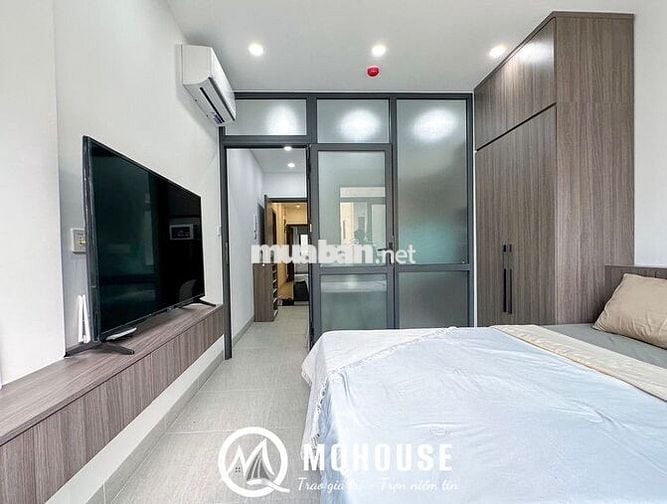 Căn hộ 1PN(50m2) ban công full nội thất, thang máy _ Cao Thắng Quận 3