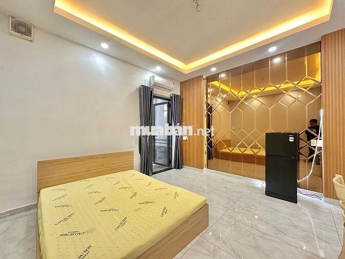 CHO THUÊ CHDV (PHÒNG TRỆT) 1PN+  TÁCH BẾP FULL NỘI THẤT