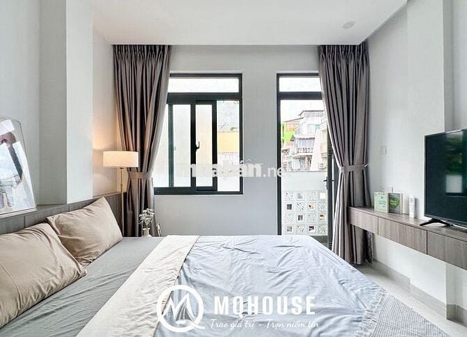 Căn hộ 1PN(50m2) ban công full nội thất, thang máy _ Cao Thắng Quận 3