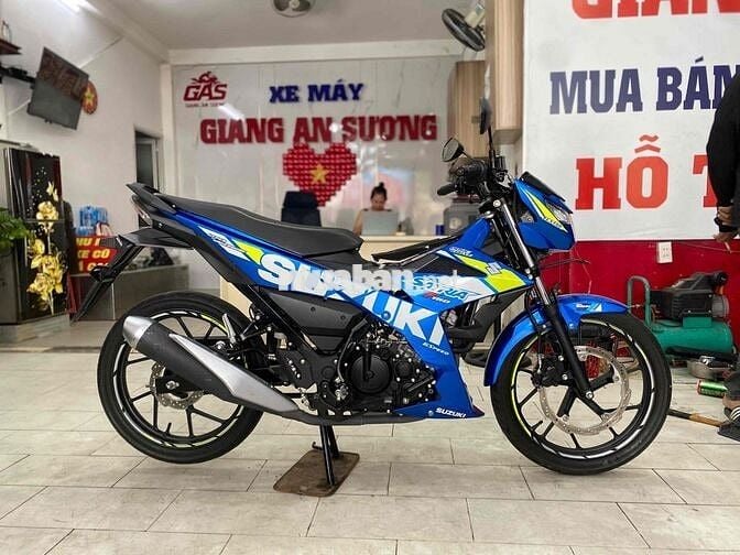 Suzuki Satria 150 đk 2020 màu xanh gp BSTP