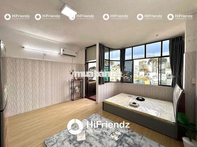 STUDIO FULL NỘI THẤT BAN CÔNG SIÊU RỘNG CHO NUÔI PET ZÁ SIÊU HẠT DẺ