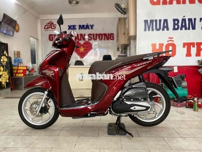 Honda Vision 110 đk 2022 màu đỏ đen BSTP