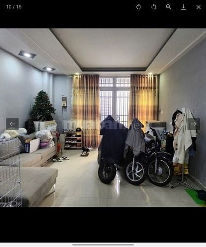 Bán nhà Lê Hồng Phong Q10 dt 3,6m nở hậu 6,5m dài 8 tổng 46m2 hẻm rộng