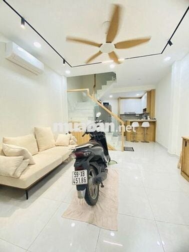 Nhà hẻm xe hơi 100m2, 2 phòng ngủ đường Nơ Trang Long, Bình Thạnh