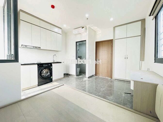 Bóc tem CCMN 30m2 Full đồ xịn sò. Máy giặt, ban công tại Giáp Bát