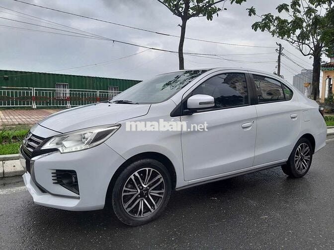 Mitsubishi Attrage CVT 2022 trắng, oddo 24.000 km