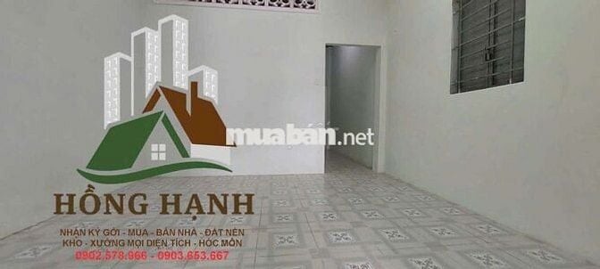 NHÀ CHO THUÊ 5×20– PHAN VĂN HỚN - XUÂN THỚI THƯỢNG HM - GIÁ 5 TRIỆU