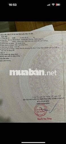 ĐẤT THỔ GIA RẺ NGUYỄN VĂN QUÁ LỢI BÌNH NHƠN