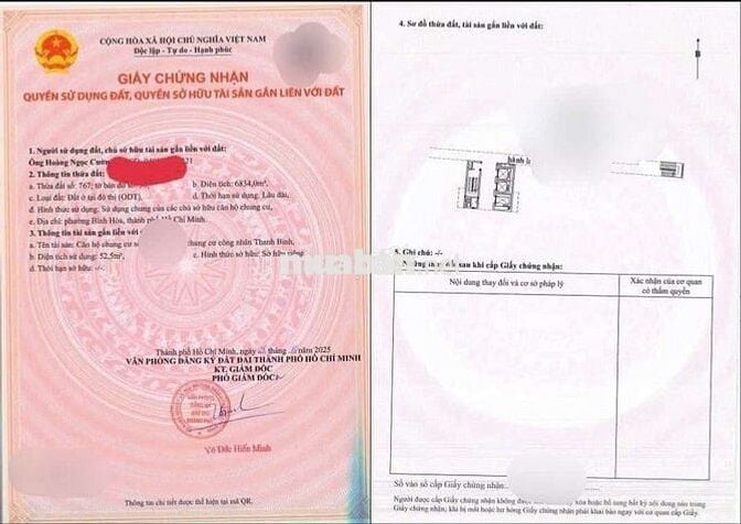 (7816) Thanh Bình residence, 52,5m2, sổ hồng:  1,445 tỷ. Nhận ký gửi