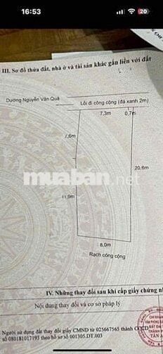 ĐẤT THỔ GIA RẺ NGUYỄN VĂN QUÁ LỢI BÌNH NHƠN