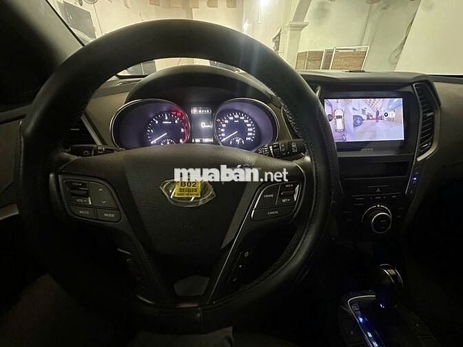 Bán xe santafe màu Bạc Đk2017,Máy dầu bản đặc biệt