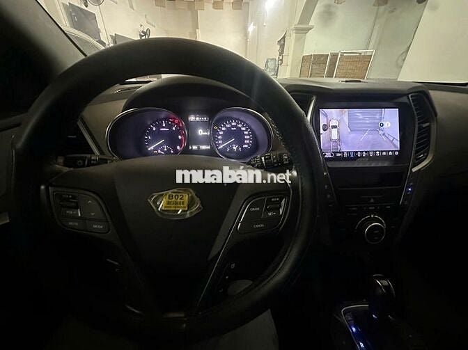 Bán xe santafe màu Bạc Đk2017,Máy dầu bản đặc biệt